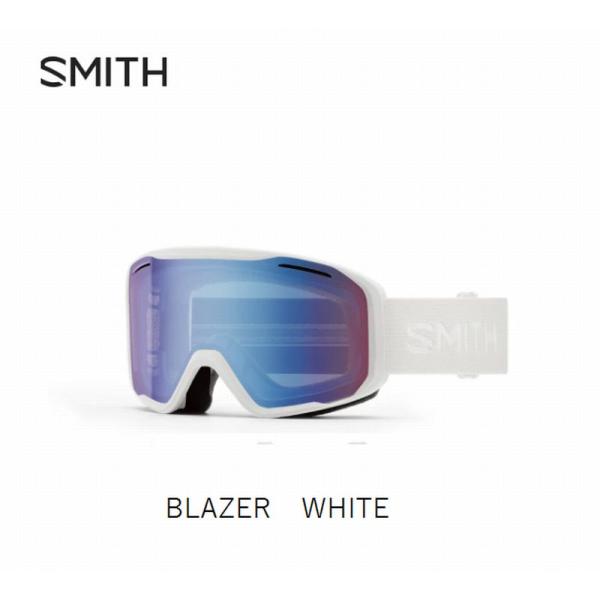 SMITH（スミス） 2025 SMITH BLAZER WHITE BLUE SENSOR MIRROR スキー