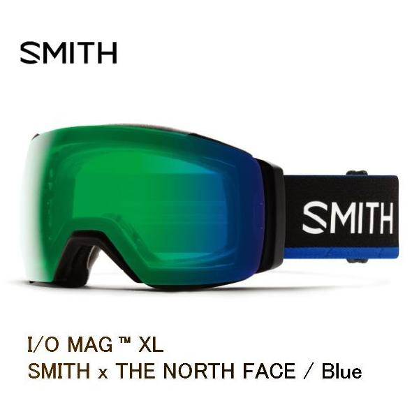 スミス 2020 SMITH I/O MAG XL SMITH x THE NORTH FACE Blue ノースフェイス コラボ アーリーモデル  ゴーグル スキー スノボ スノーボード