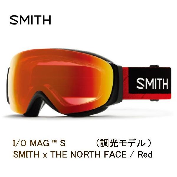 スミス 2020 SMITH I/O MAG S SMITH x THE NORTH FACE Red