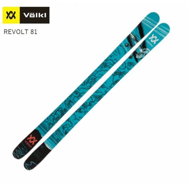 メーカー名：VOLKL商品名：REVOLT 81品番：V2310162000フリースタイル入門者にお勧め。軽さ、動きの軽快さ、反発の速さがさりげなくライダーをサポート、トリックに挑戦したくなる気持ちを盛り上げるでしょう。