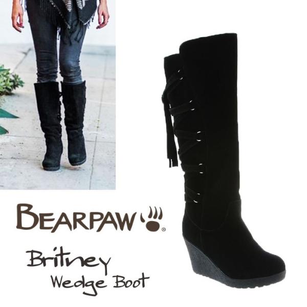 bearpaw women's britney wedge boot