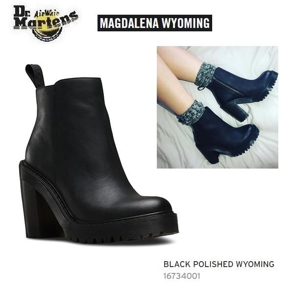 Dr. Martens ドクターマーチン Magdalena Wyoming マグダレーナ 黒 ブーティ ブーツ アンクルブーツ レディース  正規品・送料無料 US直輸入 :ERN01-Dr-Martens-Magdalena-Wyoming:ams closet 通販  