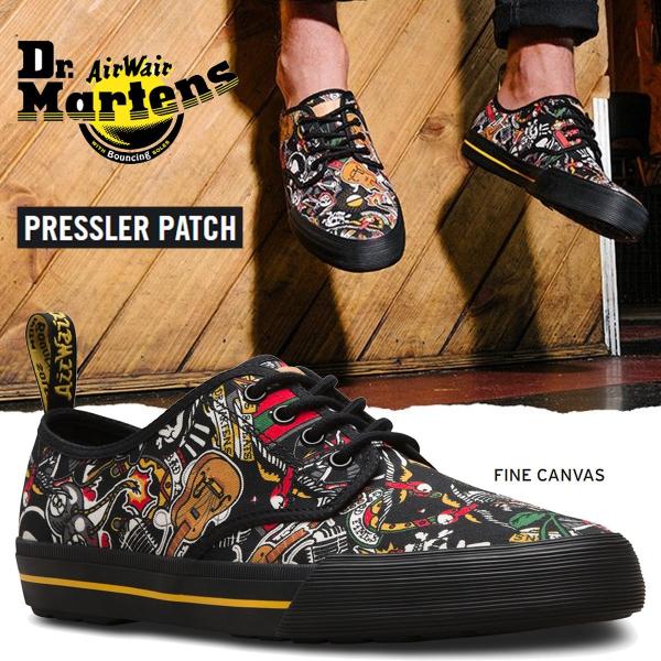 Dr Martens ドクターマーチン Pressler Patch プレスラー 4ホール キャンバスシューズ ユニセックス ローカット スニーカー 正規品 送料無料 Us直輸入 Ern01 Mrk22 Greg7010 Dr Martens Pressler Patch Ams Closet 通販 Yahoo ショッピング