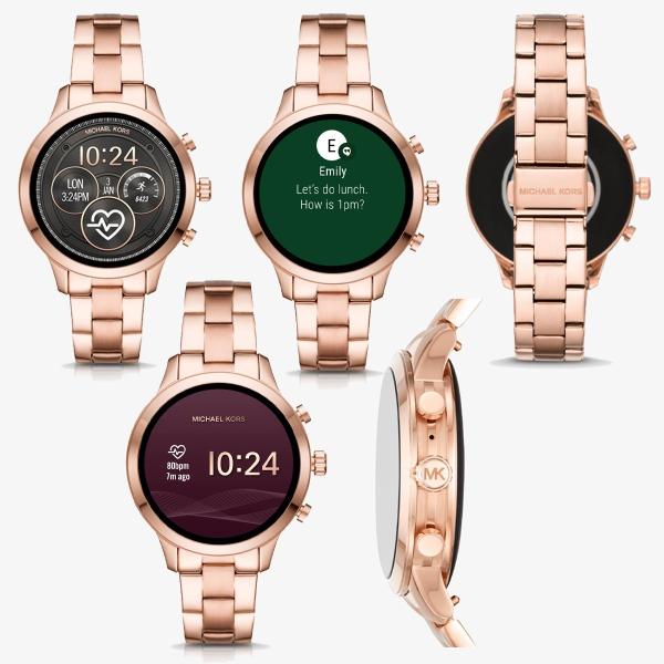 新製品情報も満載 マイケルコース スマートウォッチ MKT5047 ランウェイ ローズゴールド 腕時計(デジタル)