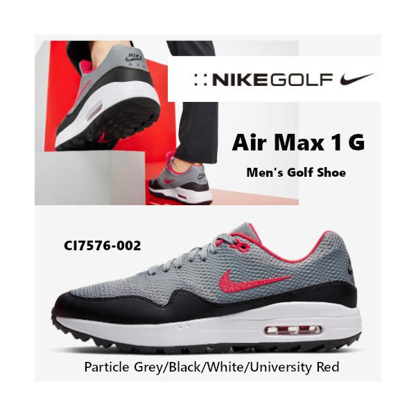 NIKE Air Max 1 G ナイキ エアマックス1 メンズ ゴルフシューズ スパイクレス グレー ナイキゴルフ 靴 CI7576-002  US正規品 送料無料 US直輸入
