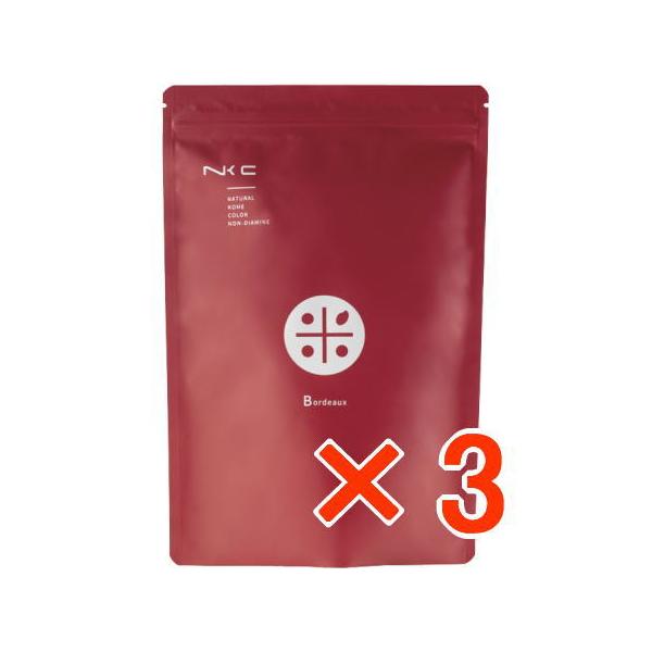 送料無料 ナッシュ ／ ナチュラル米カラー ノンジアミン ボルドー 150g 3個 送料無料 ナッシュ ／ ナチュラル米カラー ノンジアミン ボルドー 150g