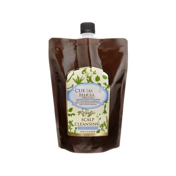 パイモア π more キュアメントハーバル スキャルプクレンジングシャンプー 500mL レフィルタイプ ヘアシャンプー