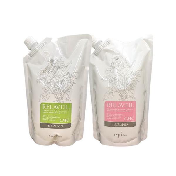 ナプラ napra リラベール CMC シャンプー 1000ml ＆ マスク 1000g 詰替 リフィル セット