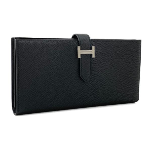 送料0円 HERMES エルメス ベアンスフレ 2つ折長財布 二つ折り長財布