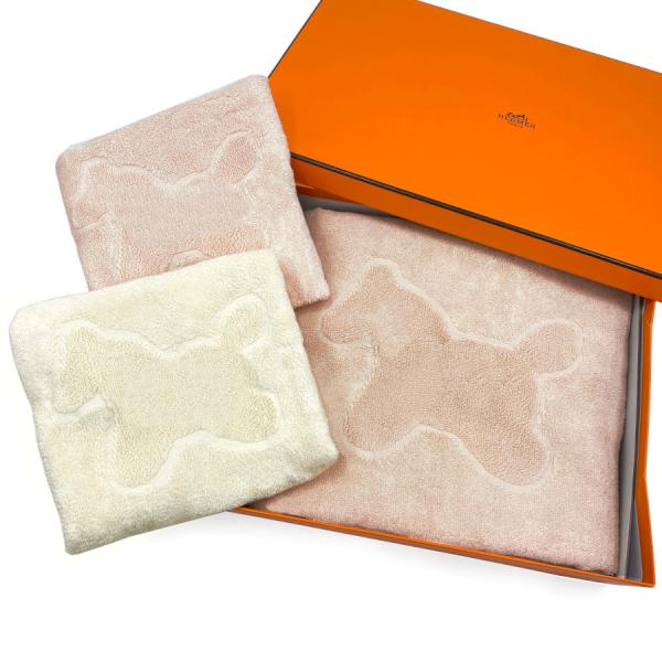 ☆ラッピング無料☆ エルメス HERMES ダダ タオルセット バスタオル  