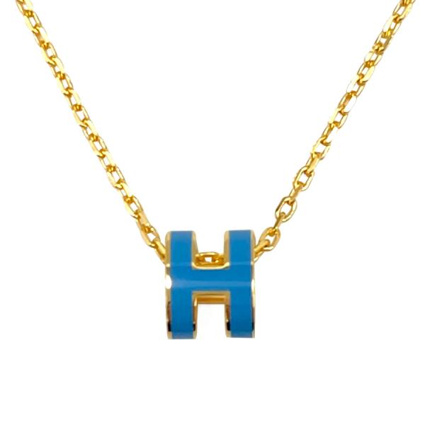 エルメス HERMES H チャーム ポップアッシュ ミニ ポップH チェーン 