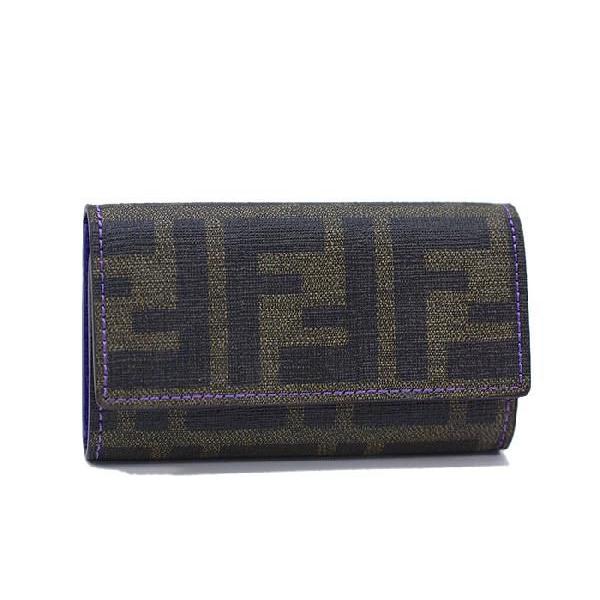 入手困難 極美品FENDI キーケースポーチ カラー ♡ラベンダーパープル