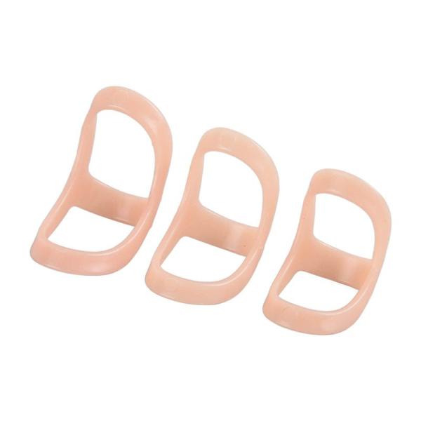 【商品名】　指スプリント、3本指ストレイテナー関節固定サポート関節炎用指サポートブレース、マレットフィンガー、指関節保護、マレットフィンガースプリント、 【商品説明】　 【サイズ】　高さ : 2.90 cm　横幅 : 4.70 cm　奥行 ...