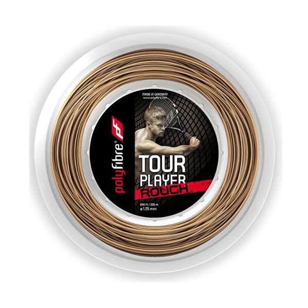 �|���t�@�C�o�[ �c�A�[ �v���C���[ ���t(1.25mm)200M���[���d���e�j�X�K�b�g �|���G�X�e���K�b�g(Polyfibre Tour Player Rouch 16L�^1.25 String)(15y8m)