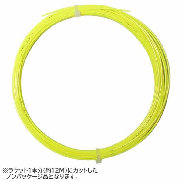 SPECゲージ 1.15mm/1.20mm/1.25mm/1.30mmカラー イエローレングス 12ｍ素材 ポリエステル特徴 TCSはひじょうに画期的で、ポリ系ストリングのジャンルでは新世代となるポリエチレンをベースとしたテニスストリングス...