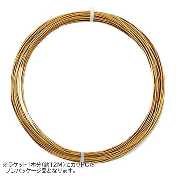 SPECゲージ 1.30mmカラー ゴールドレングス 12ｍ素材・構造 ポリプロフィレン、ポリアミド・マルチフィラメント特徴 長い時間ボールを打っても、打球感が変化せず、持続性がある。また同時に、ホールド感が増し、耐久性がある。