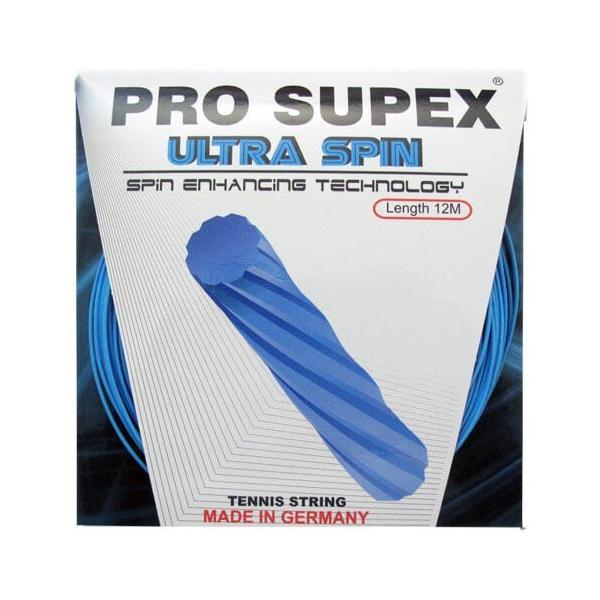 1.28mm, Blue Pro Supex Blue Gear Ultra Spin Polyester Tennis String 200m 
