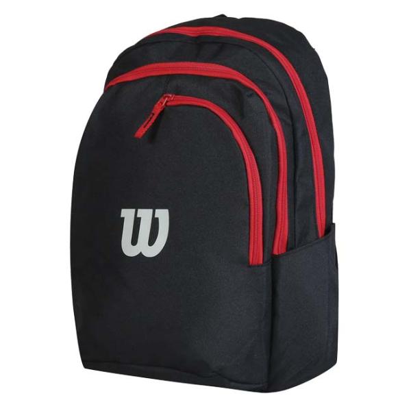 ラケット収納可 ウィルソン(Wilson) ADVANTAGE BACKPACK アドバンテージ バックパック リュックサック WR8041901001 ブラック(26y3m)