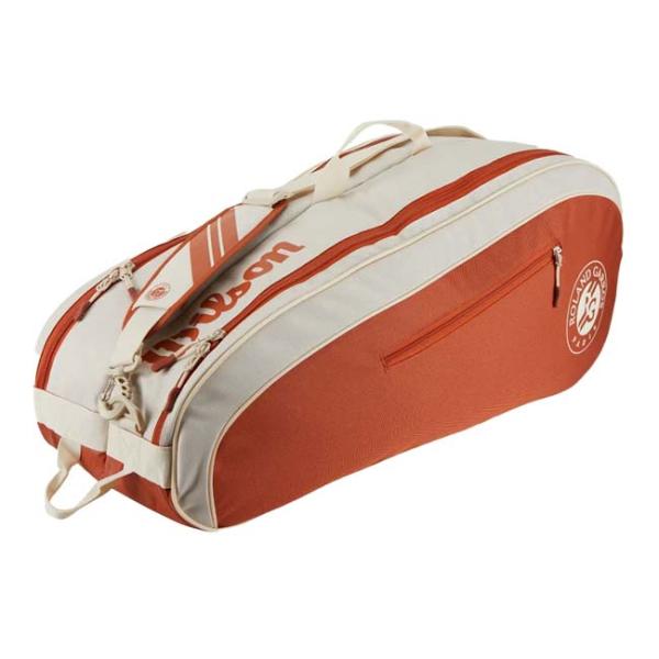 wilson - ウィルソンラケットバッグ6本入 ウィルソン(Wilson)ラケットバッグ6本用 レッド/ホワイト