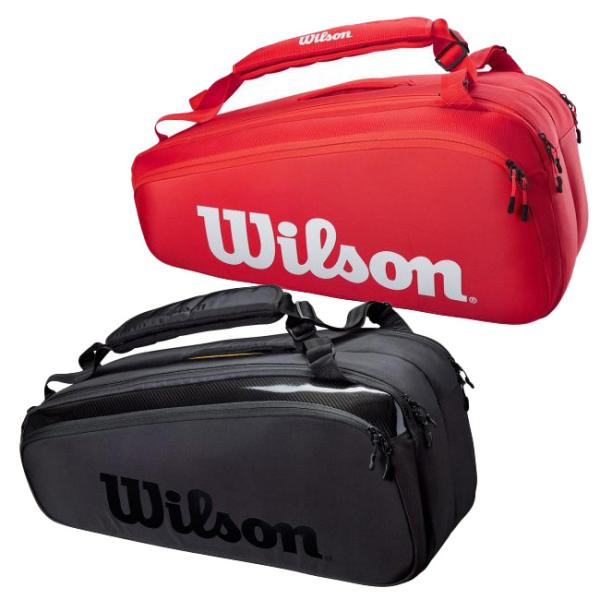 「９本収納」ウィルソン(Wilson) 2021 SUPER TOUR 9PK スーパーツアー9PK ラケットバッグ テニスバッグ WR8010501001／WR8010601001(21y3m)