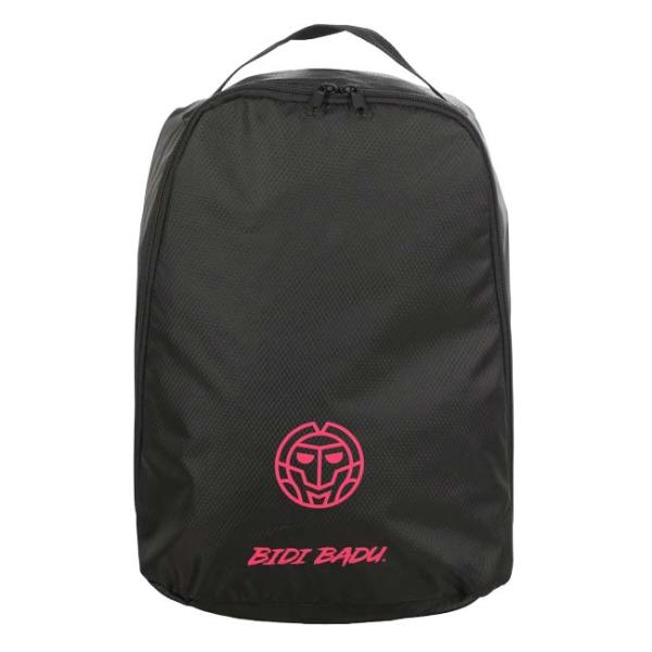 BIDI BADU(ビディバドゥ) ユニセックス ロゴ入り シューズバッグ サブバッグ 230003-200 ブラック×ピンク(26y10m)