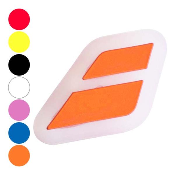 SPECカラー：レッド、イエロー、ブラック、ホワイト、ピンク、ブルー、オレンジサイズ：約長辺2×短辺1.3×厚さ0.8cm素材：シリコン入数：1個名称：Babolat FLAG DAMP原産国/製造国：台湾仕様・特徴：Babolat のロゴ...