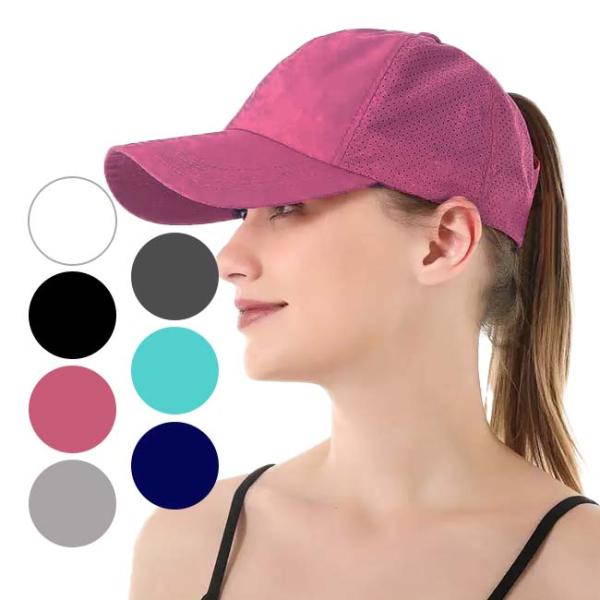 SPECカラー：ホワイト、ブラック、ピンク、ライトグレー、ダークグレー、ブルー、ネイビーサイズ：フリーサイズ(頭囲：54-59cm／ツバの長さ：約7cm) ※背面のマジックテープ式アジャスターで若干のフィット感調整可能素材：ナイロン80%、...