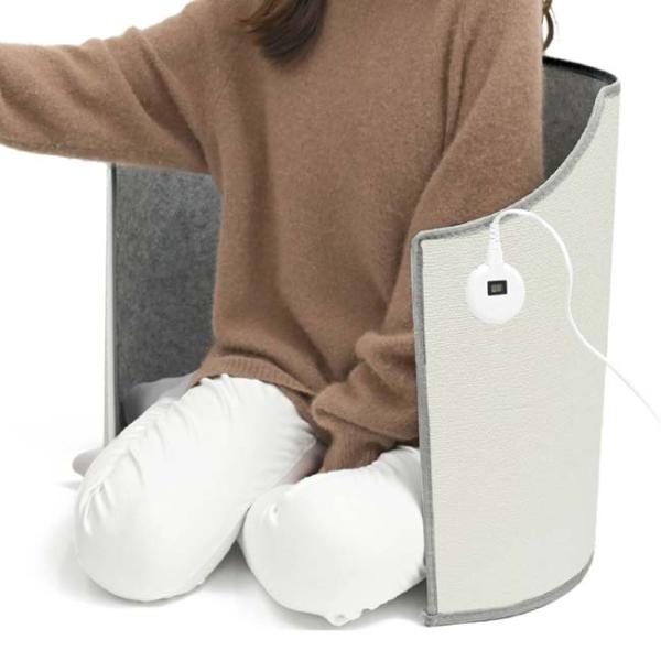 SPECカラー：ホワイトサイズ：本体：約W36×D39×H49.5cm／収納時：約Φ14.5×H49.5cm／パッケージサイズ：約W15×D15×H50cmウェイト：本体：約485g／パッケージ込み：約800g素材：ポリエチレン、ポリエステ...