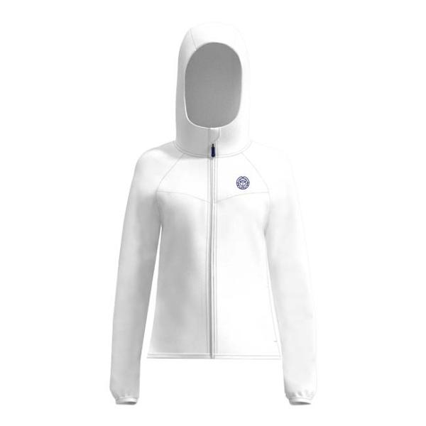 50%OFF在庫処分特価 BIDI BADU(ビディバドゥ) ジュニア(ガールズ) CREW フード付きジャケット 定番  G1610004-WH ホワイト(23y2mテニス)