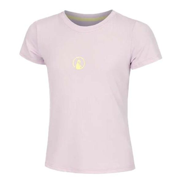 SPECカラー：オーキッド(533)サイズ：海外サイズ-128、140、152、164素材：リサイクルポリエステル92%、ポリウレタン8%名称：Quiet Please Mind Retriever T-Shirt Girls原産国/製造国...