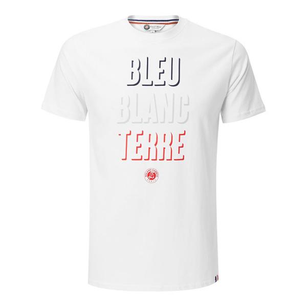 海外サイズ」Roland Garros Official(ローランギャロス) 2021 メンズ Bleu Blanc Terre 半袖Tシャツ  RG20004-ホワイト(21y4mテニス) :321259994:アミュゼスポーツ - 通販 - Yahoo!ショッピング