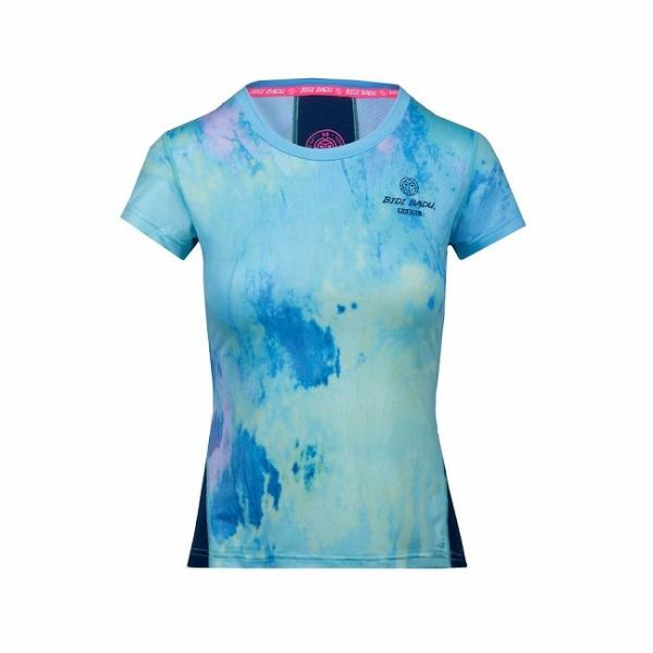 在庫処分特価 BIDI BADU(ビディバドゥ) 2021 FA レディース イヴ(Eve) テック ラウンドネック 半袖Tシャツ PADEL WP354012211-AQDBL