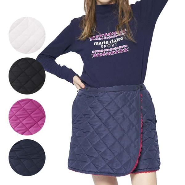 SPECカラー：ホワイト(WT)、ブラック(BK)、ピンク(PK)、ネイビー(NV)サイズ：フリーサイズ ※総丈：約40cm素材：表側、中わた、裏側：ポリエステル100%原産国：中国仕様：中綿入りのタフタ生地で保温性に優れています。ウエスト...