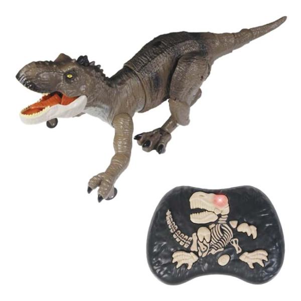 動く！鳴く！霧を吐く！光る！恐竜のおもちゃ 口が光り轟き叫ぶ 水蒸気の煙を吐く ハック(HAC) RC咆哮 ディノ