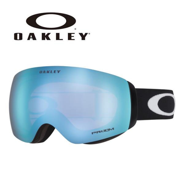 OAKLEY オークリー スノーゴーグル FLIGHT DECK M：MATTE BLACK / PRIZM SAPPHIRE IRIDIUM OO7064-41 70644100 25-26モデル