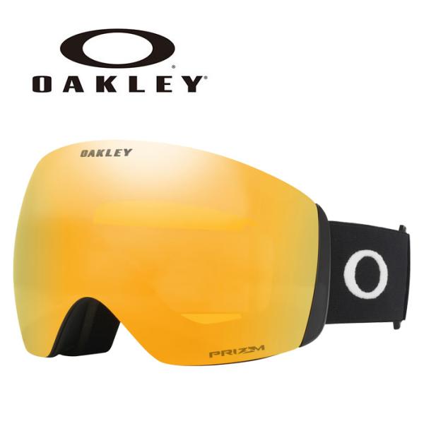 OAKLEY オークリー スノーゴーグル FLIGHT DECK L：MATTE BLACK / PRIZM 24K IRIDIUM OO7050-F5 7050F500 25-26モデル