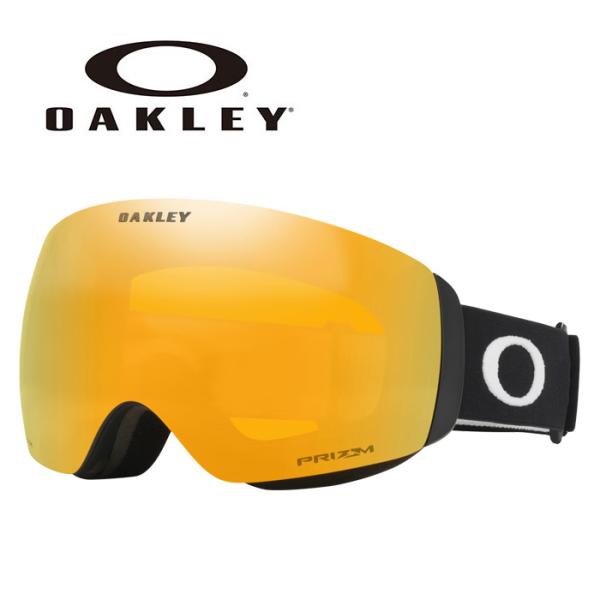 OAKLEY オークリー スノーゴーグル FLIGHT DECK M：MATTE BLACK / PRIZM 24K IRIDIUM OO7064-G5 7064G500 25-26モデル