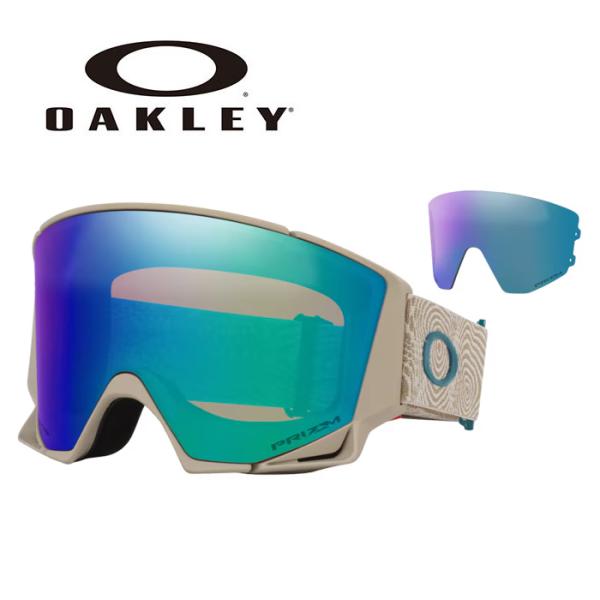 OAKLEY オークリー スノーゴーグル FLOW SCAPE L ASIA：MIST TRAILS / PRIZM ARGON & PRIZM ICED OO7145A-18 71451800 25-26モデル