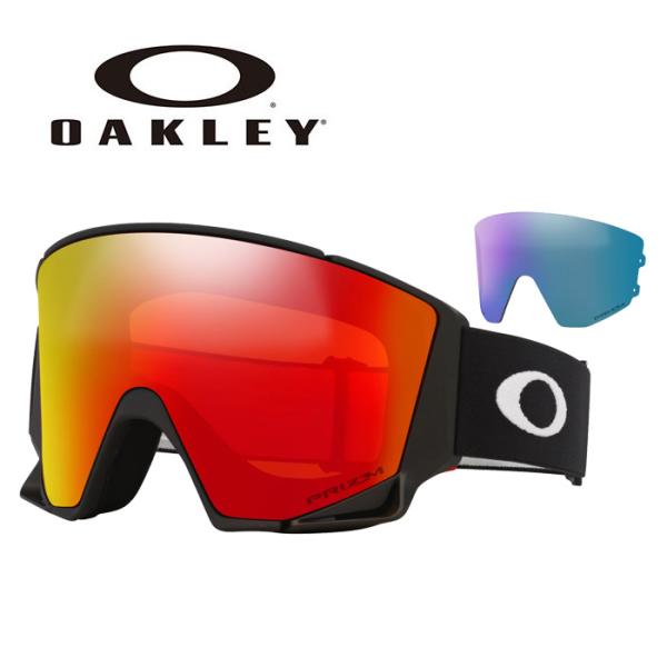 OAKLEY オークリー スノーゴーグル FLOW SCAPE L ASIA：MATTE BLACK / PRIZM TORCH & PRIZM ICED OO7145A-02 71450200 25-26モデル