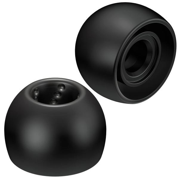 他サイト： JVCケンウッド JVC EP-FX9M-B 交換用イヤーピース スパイラルドット 6個入り Mサイズ ブラックの商品画像