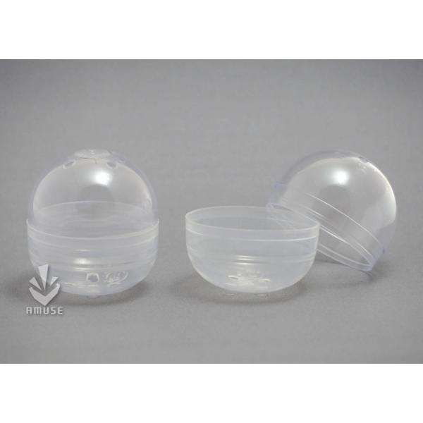 ガチャガチャ用空カプセル48mm透明＋乳白色約1000個