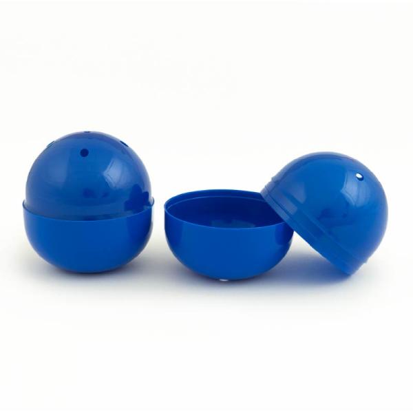 ガチャガチャ用 空カプセル 65mm 青(不透明)　50個入り 景品カプセル