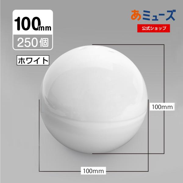 100mm空カプセル　250個入り 白ホワイト 空カプセル 特殊サイズ カプセル 工作 ワークショップ