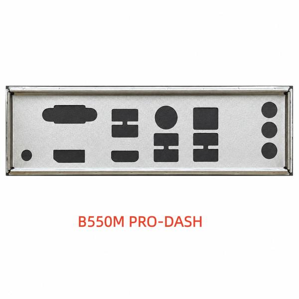 MSI B550M PRO-DASH マザーボード対応修理交換用 I/Oパネル バックパネル