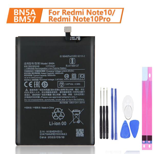 純正同等品 Xiaomi Redmi Note10 JE 対応 BN5A XIG02  バッテリー  修理工具付き