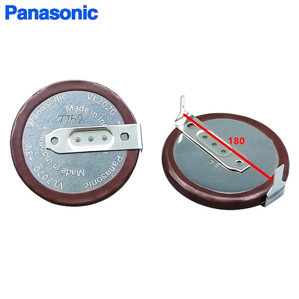 新品 Panasonic パナソニック VL2020 3V 充電式電池  二次電池  180度リード付 BMW E90 ミニキーリモコン用 ML2020 互換リチウムバナジウム電池型番：VL2020 電圧：3.0V 容量：20mAhBMW／...