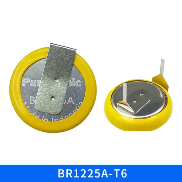 新品 Panasonic パナソニック BR1225A T6端子付き 3V 48mAh 高耐熱 ボタン電池 基板 RTC 医療機器用 交換用ボタン型リチウム電池