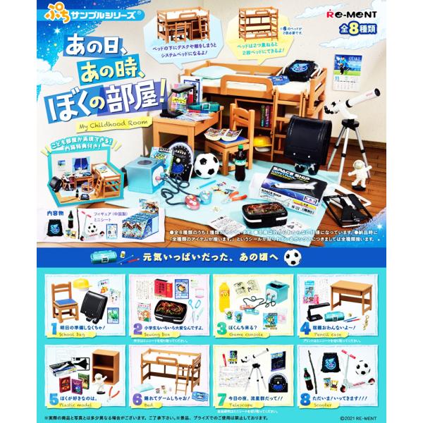 リーメント ぷちサンプルシリーズ あの日、あの時、ぼくの部屋！ 全8種