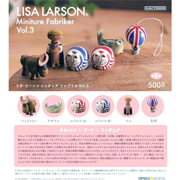 海洋堂 カプセルQミュージアム リサ・ラーソン ミニチュアファブリカ