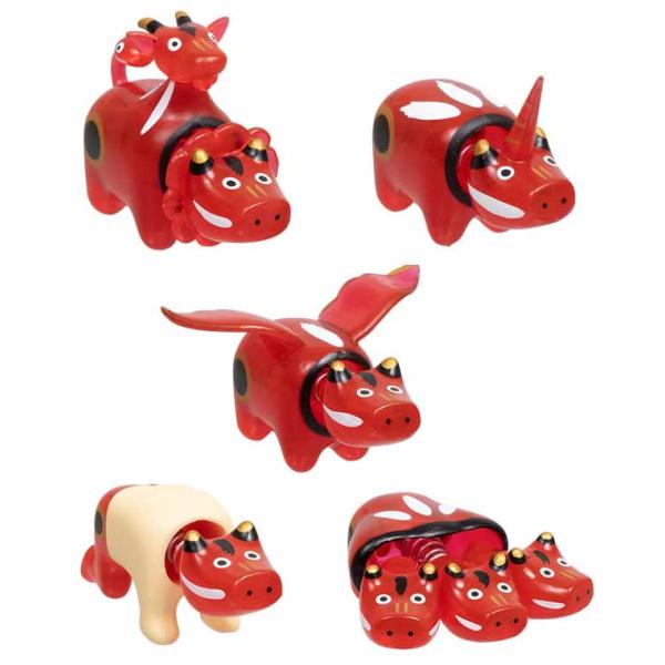 神獣ベコたち クリアバージョン ノーマル全5種セットコンプ